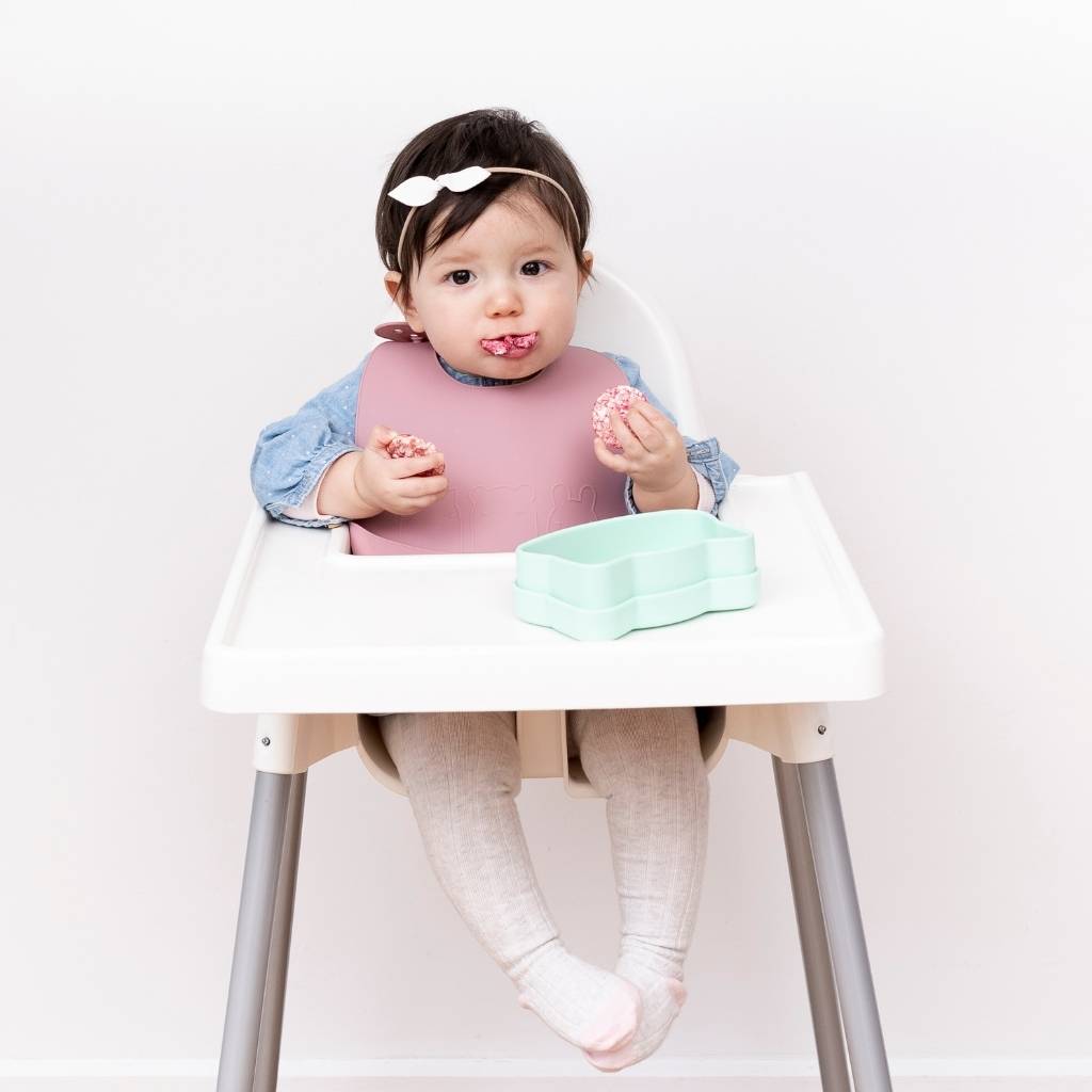 Catchie Bibs® - Dusty Rose + Powder Pink