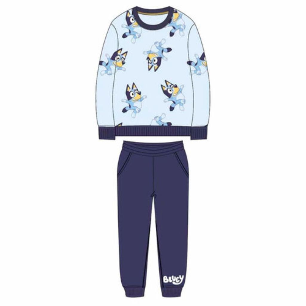 Blæja Blátt Jogging Sett | Bluey 2-6 ára – Bebis | Barnavöruverslun