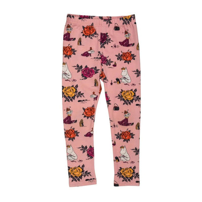 Múmín Rósir Bleikar Leggings Buxur | Stærðir 92-128